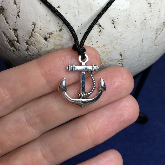 Tampa Coin Rings Jewelry - Ship Anchor Necklace Tibetan Silver Rope 4for$20
